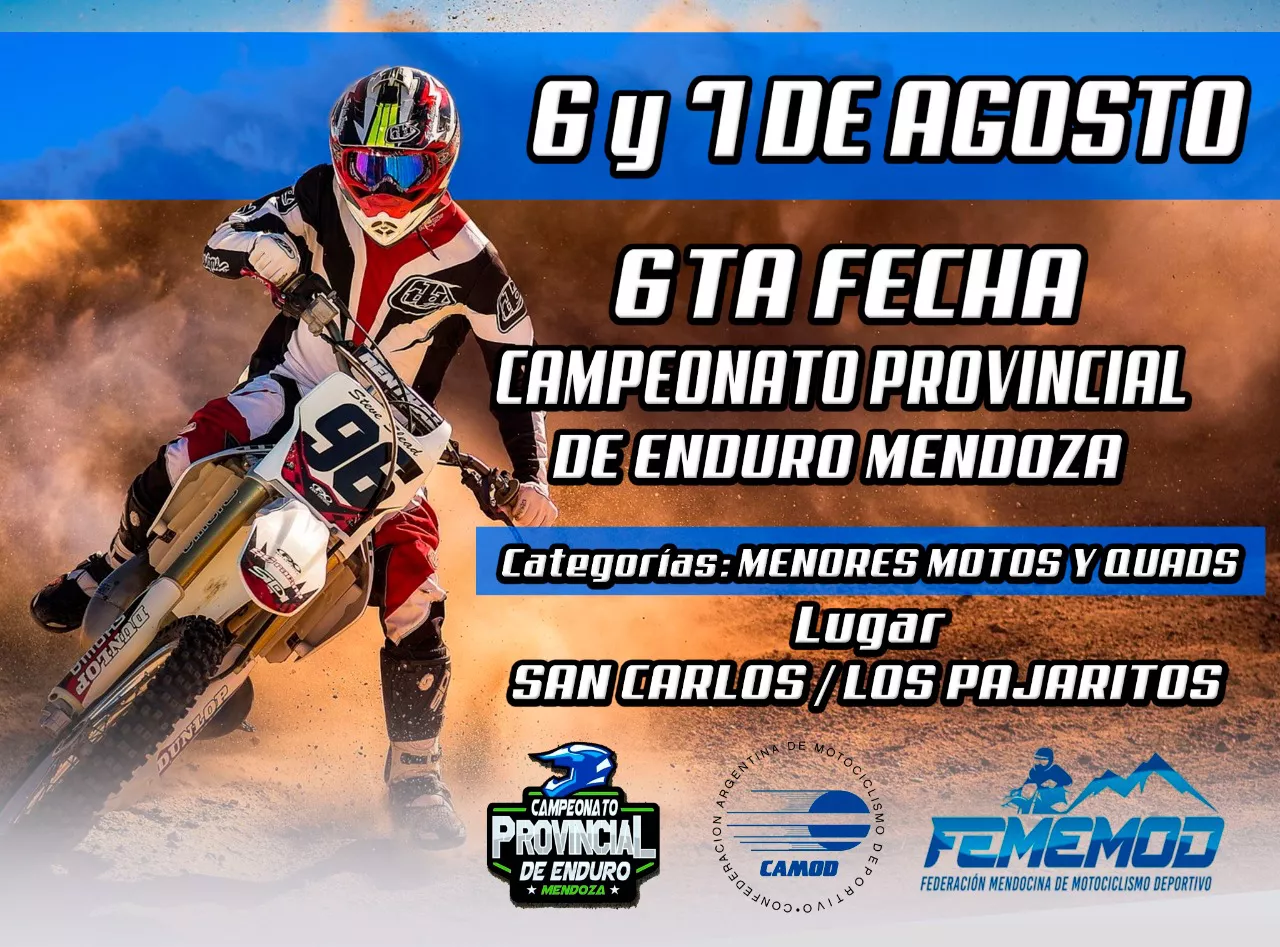 Enduro, Afiche Provincial