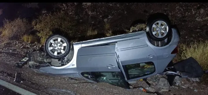vuelco auto RN7 1