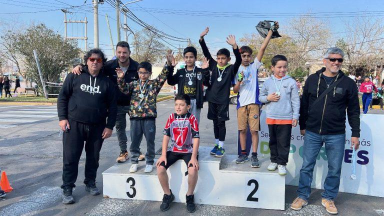 Ciclismo, podio provincial infantil y juvenil