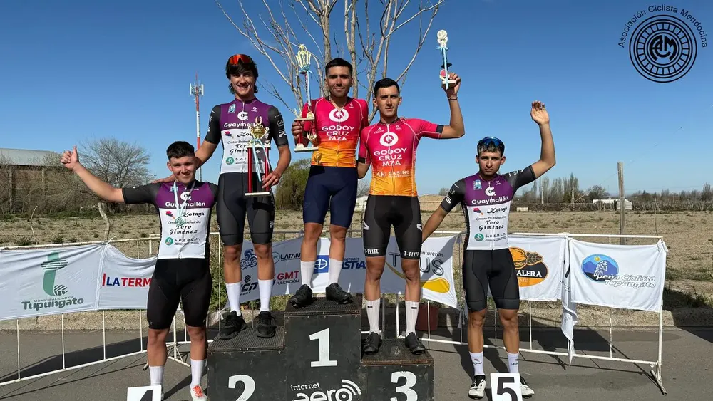 Ciclismo, podio 6ta fecha, Bruno Contreras