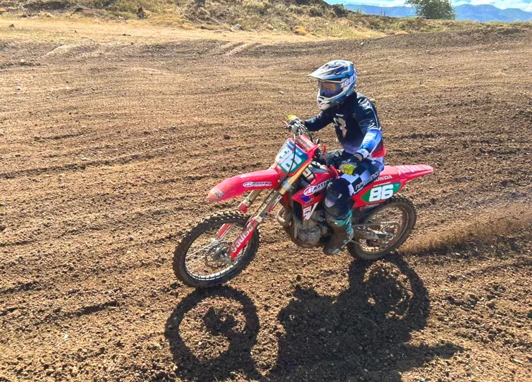 Motocross,  Pipío Fernández 5to en Guatemala
