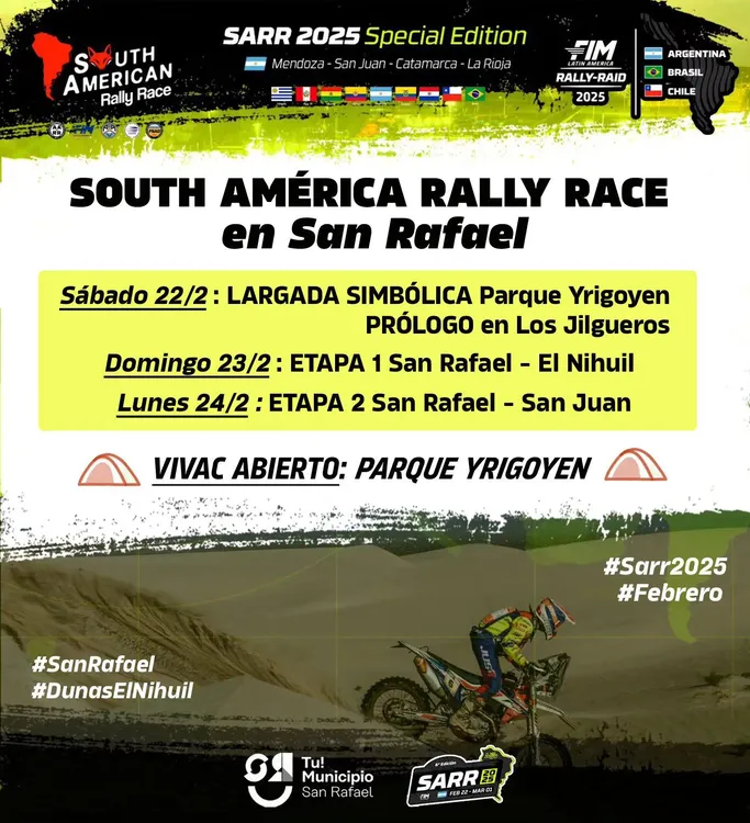 Rally Race, Cronograma