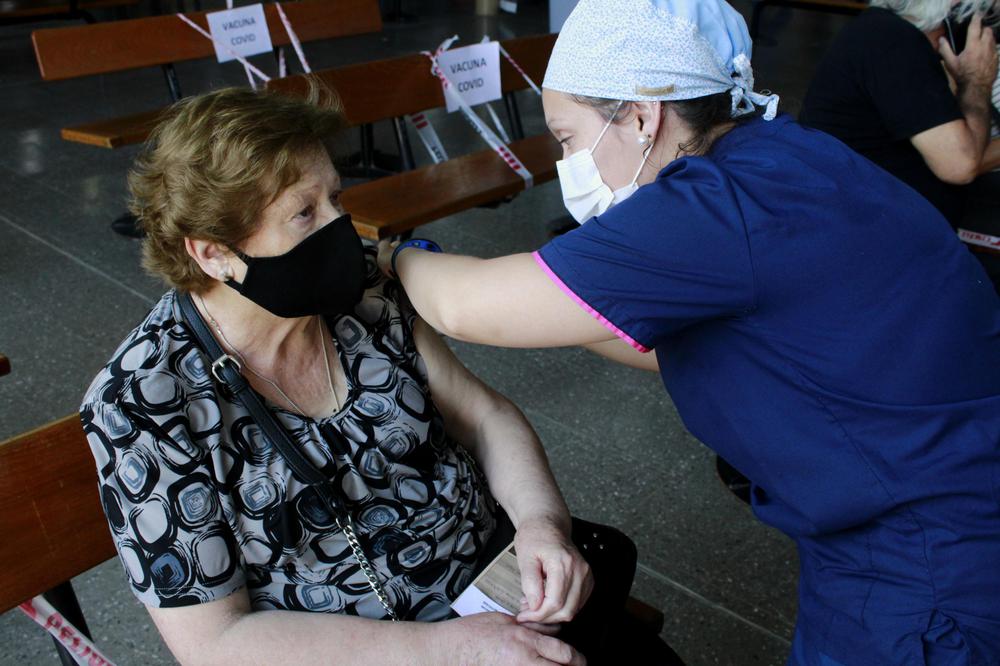 residentes geriátricos sur vacunacion