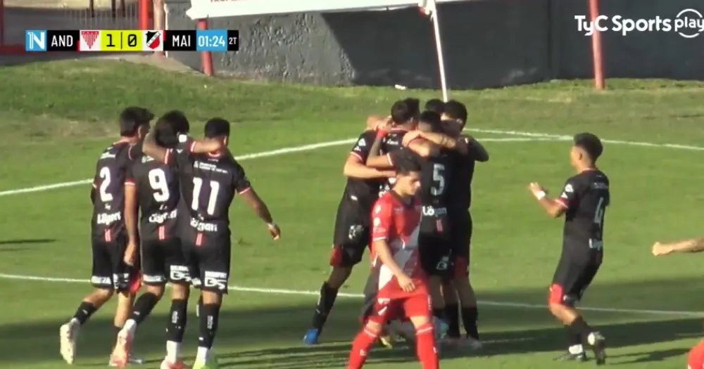 Deportivo Maipú, Los Andes, captura de pantalla