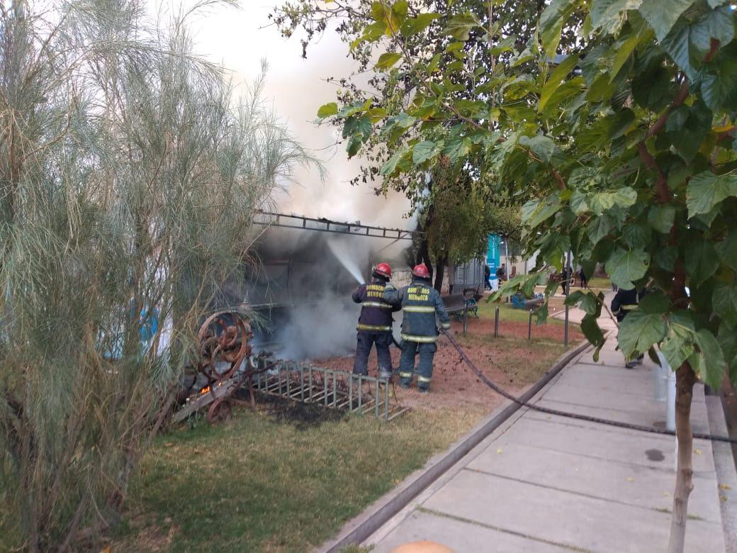 incendio En La Bici Mendoza