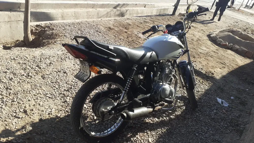 Moto utilizada en el robo
