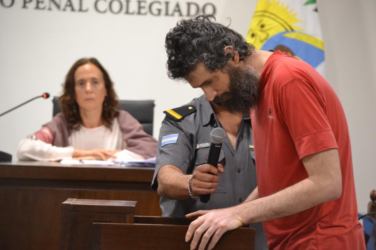 Declara Nicolas Gil Pereg Foto: Prensa Poder Judicial de Mendoza (Argentina)