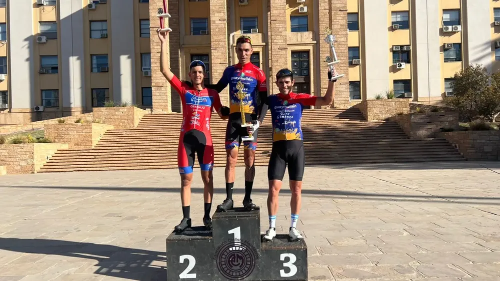 Ciclismo, 8va fecha, podio
