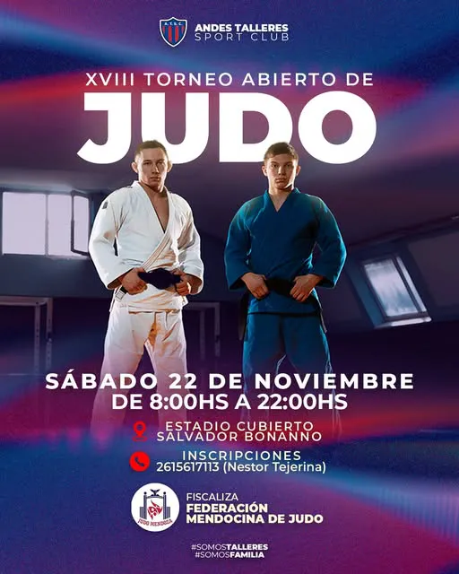 Judo, Abierto en Andes Talleres
