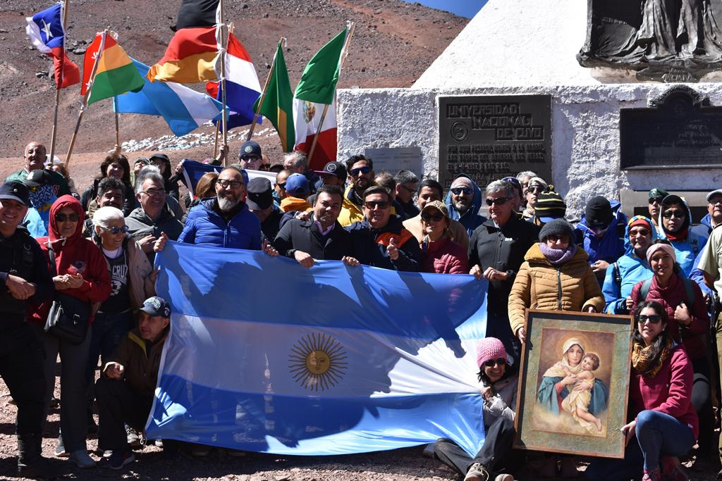 Las Heras, 120  años  del Cristo Redentor