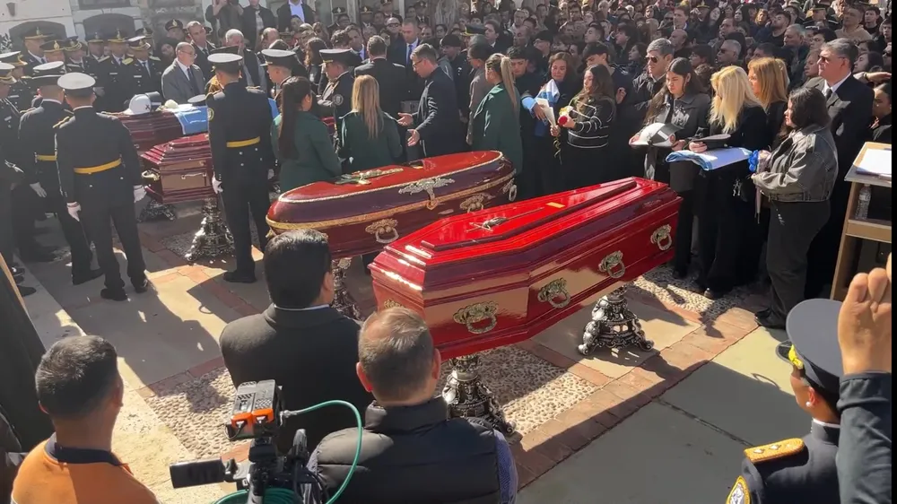 Funeral funcionarios muertos en tragedia helicóptero
