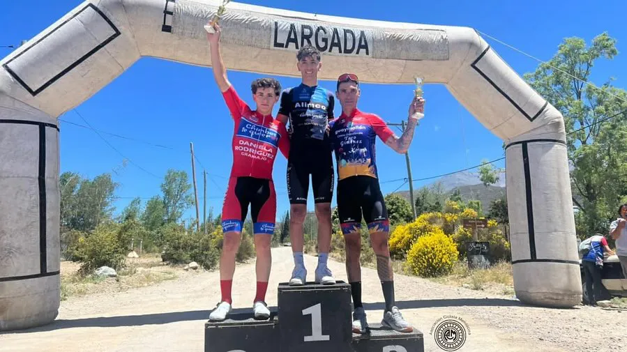 Ciclismo, Podio 9na carrera, Luján