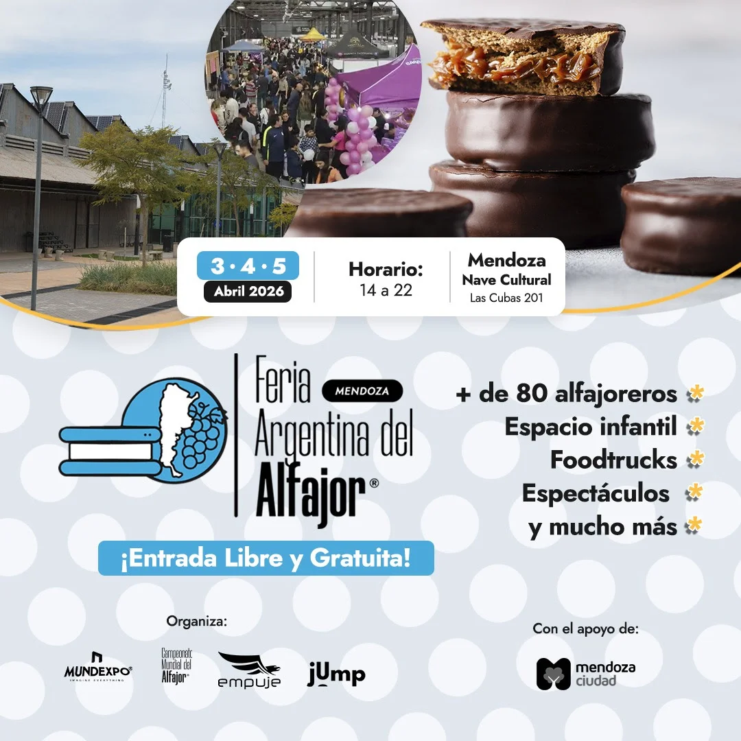 flyer feria del alfajor