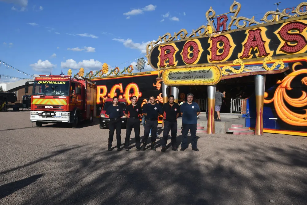 circo rodas - bomberos guaymallen