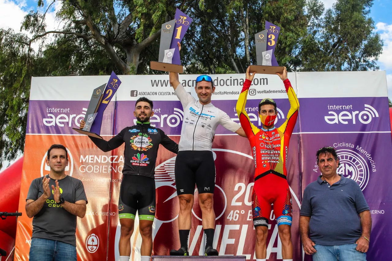 Vuelta 2022, Podio 2da etapa, Maipú-Godoy Cruz