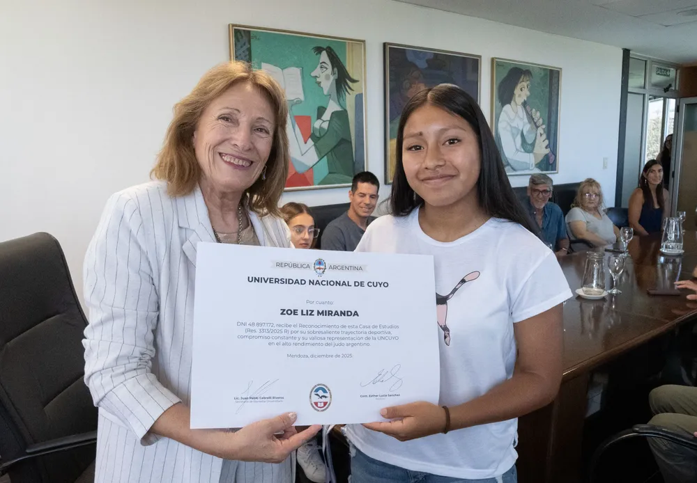 Zoe Miranda, atleta de UNCuyo