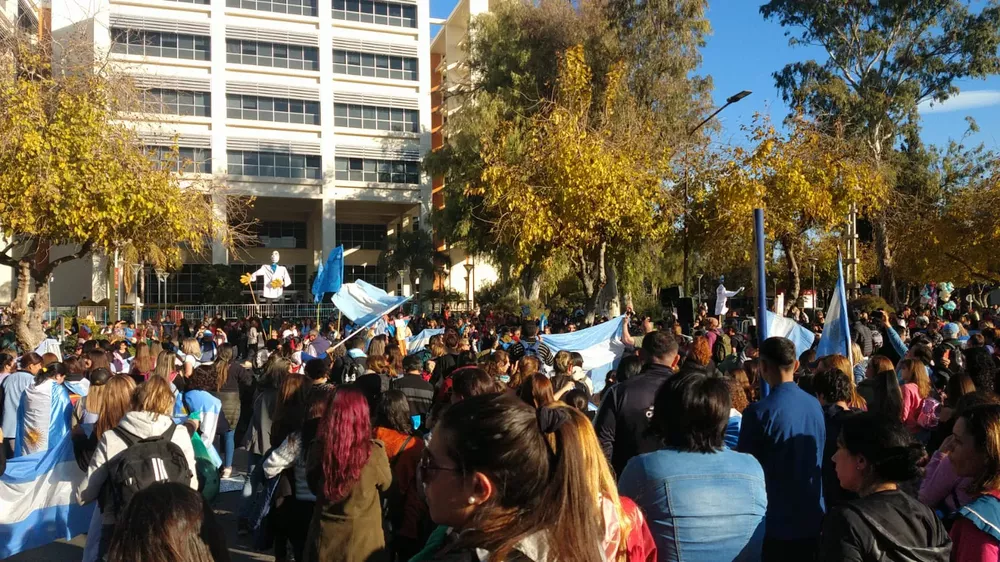 San Juan protesta docente