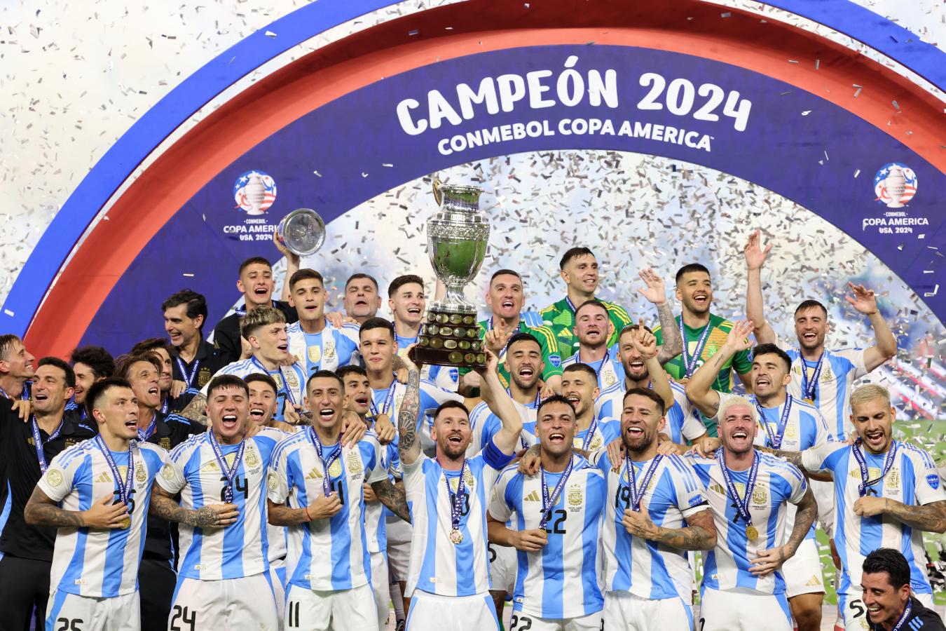 Copa América, Argentina, Colombia, Campeones