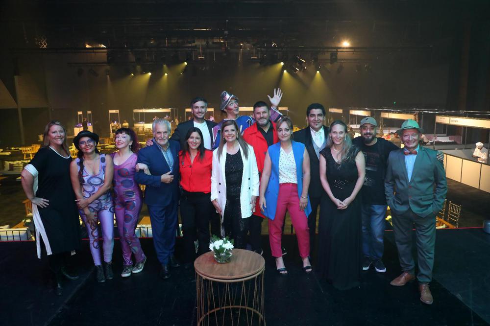 El grupo de artistas ue brilló en la noche de Actitud, la cocina de las 4S.