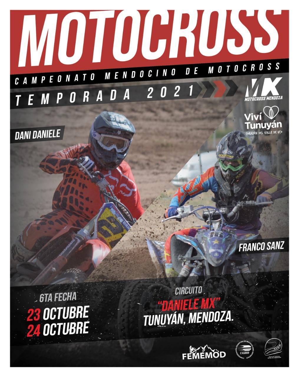 Motocross, Campeonato mendocino, temporada 2021