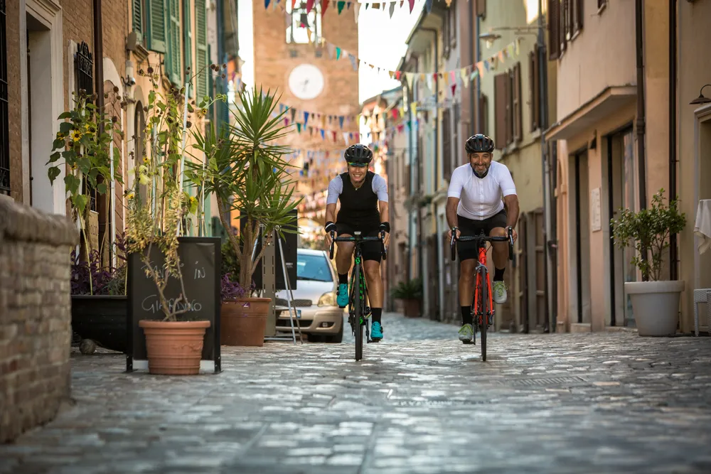 Cyclists Rimini