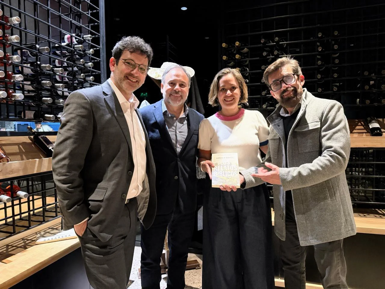 Gonzalo Garces en Autores por los Caminos del Vino Garces, Flores Bazan, Piedrahita y PAvon.