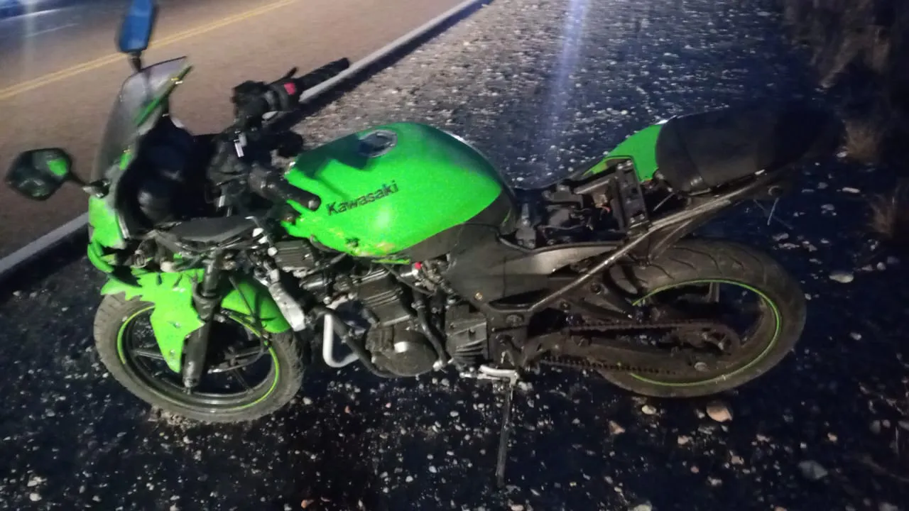 siniestro vial motocilista Blancio