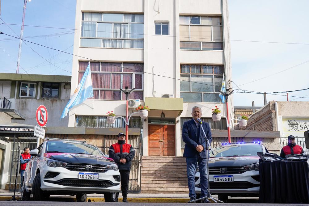 Las Heras, presentación móviles