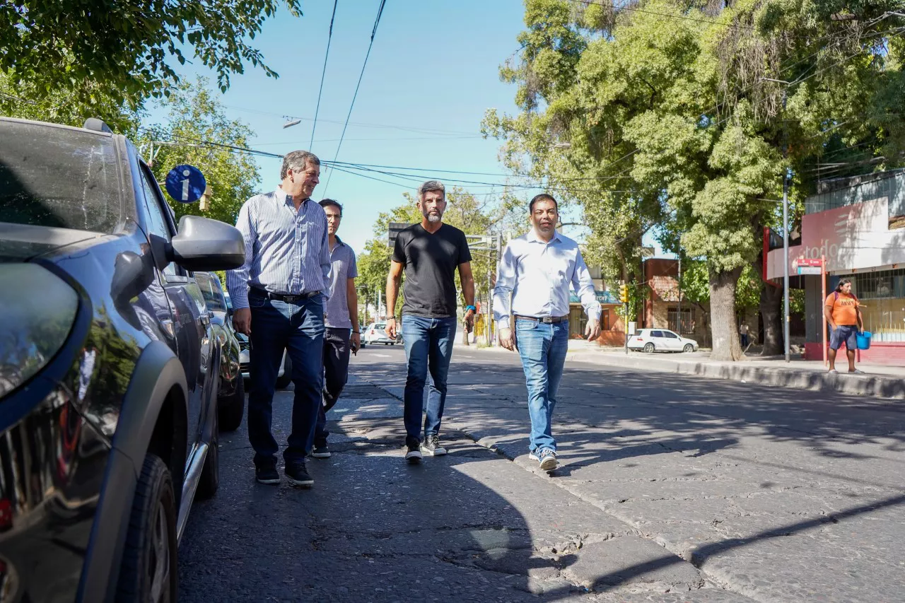Las Heras, obras conjuntas por Avenida San Martin