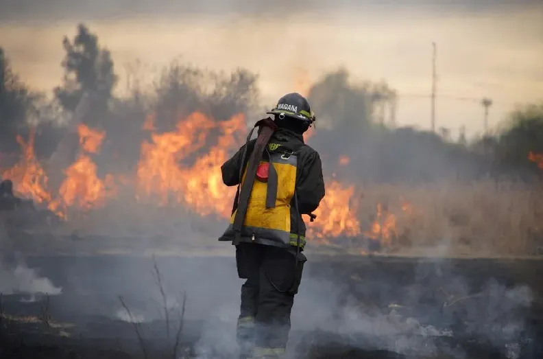 incendio humedales santa fe