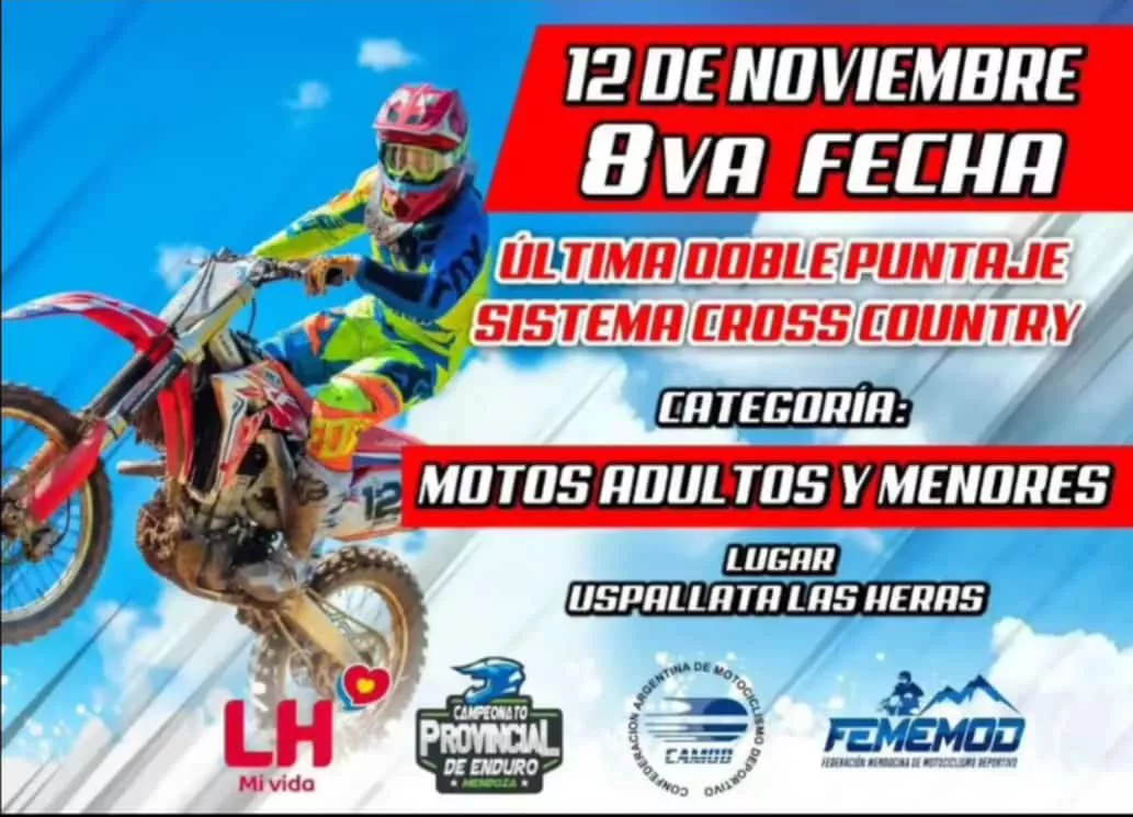 Enduro, afiche ultima fecha