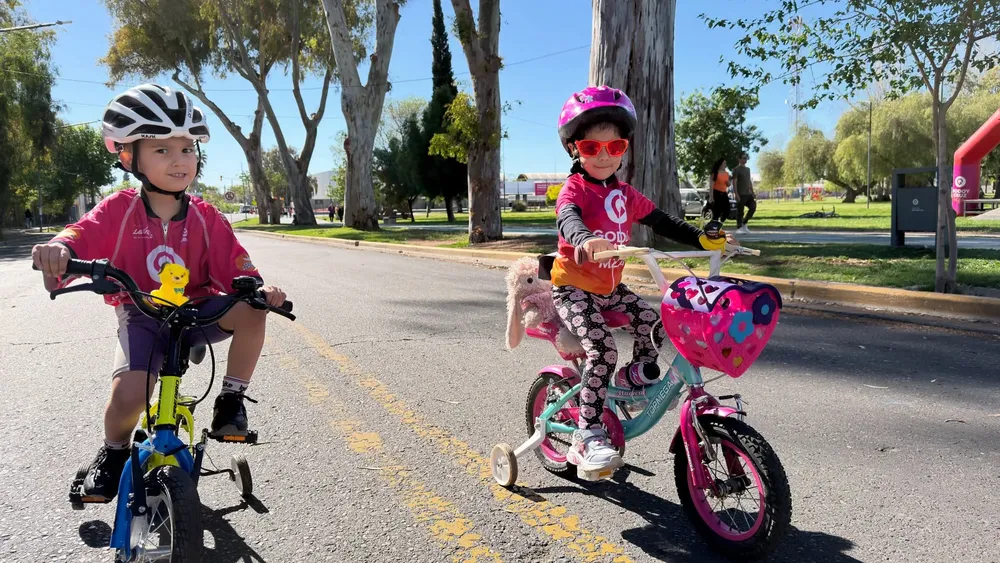 Ciclismo, los peques en Parque San Vicente
