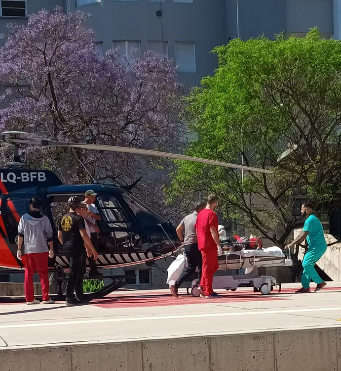 endurista traslado helicoptero