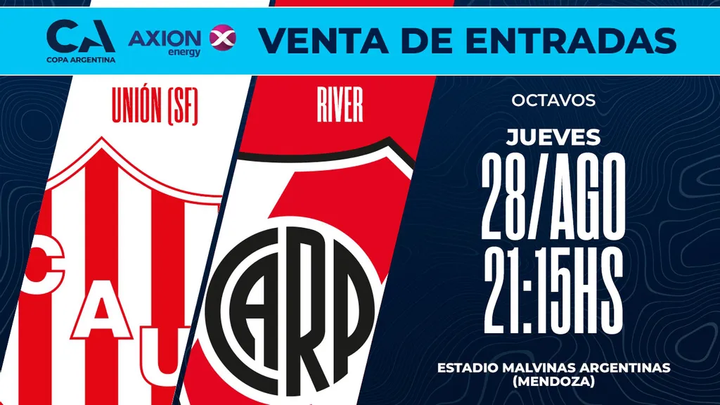 Copa Argentina, Unión de Santa Fe, River Plate