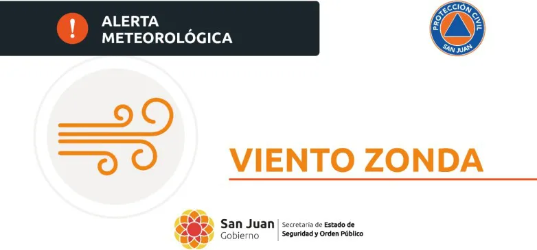 alerta zonda san juan