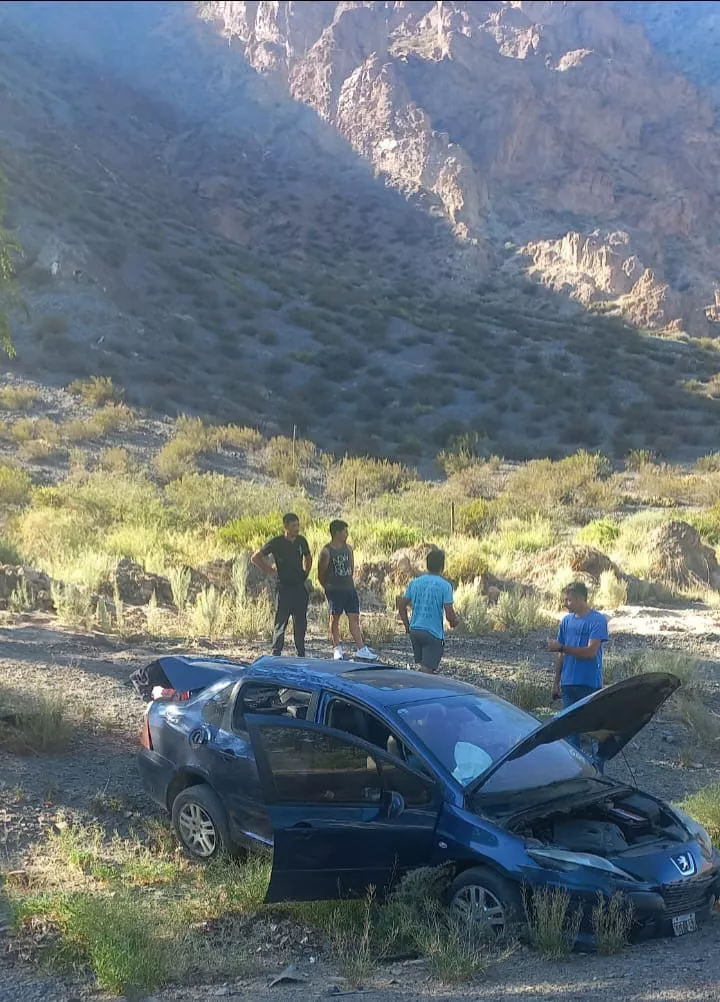 Uspallata choque en RN7 