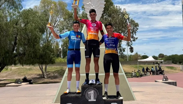 Ciclismo, podio 6ta fecha, Parque Nativo