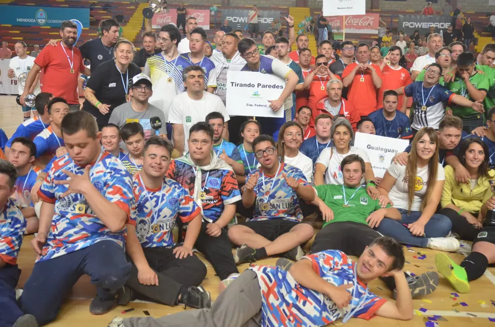 Las Heras, torneo de futsal, personas con síndrome de down