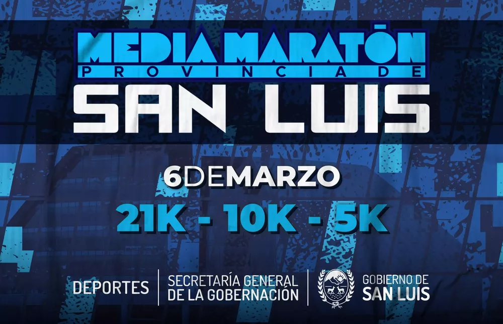 San Luis, Media Maratón, Afiche