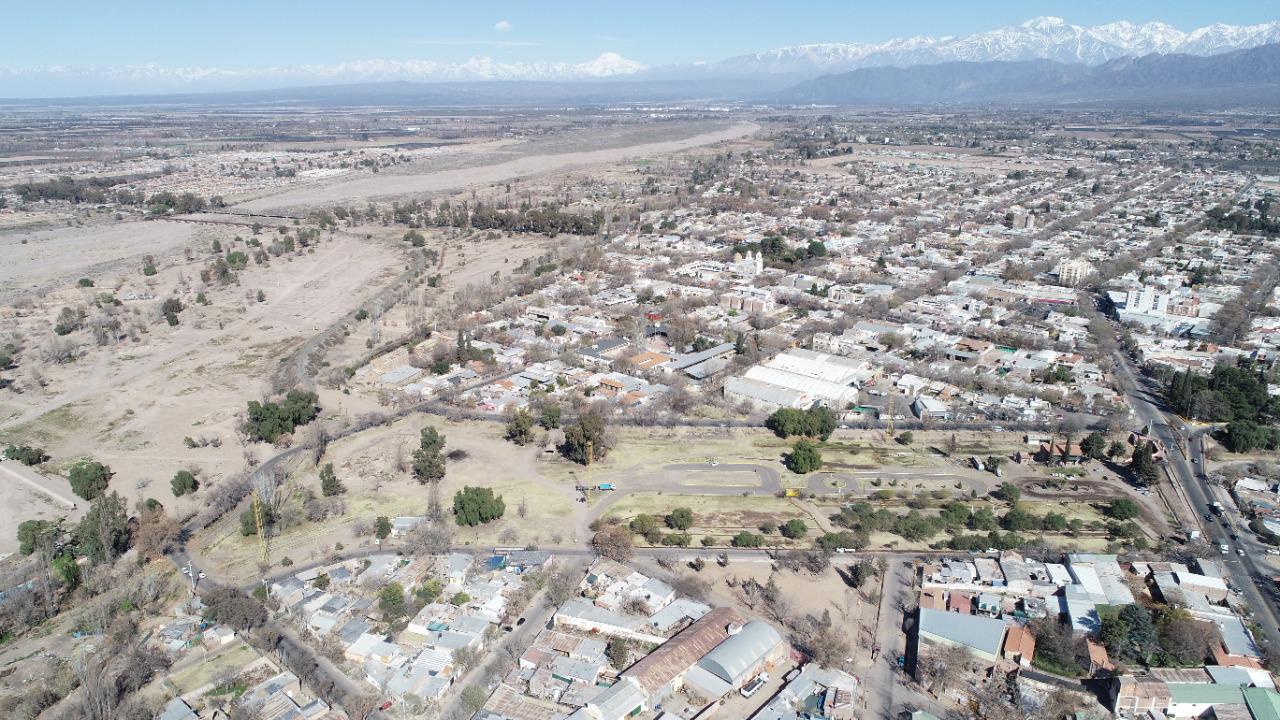 Vista aérea - Recuperación Parque de la Ribera y Parque Ferri