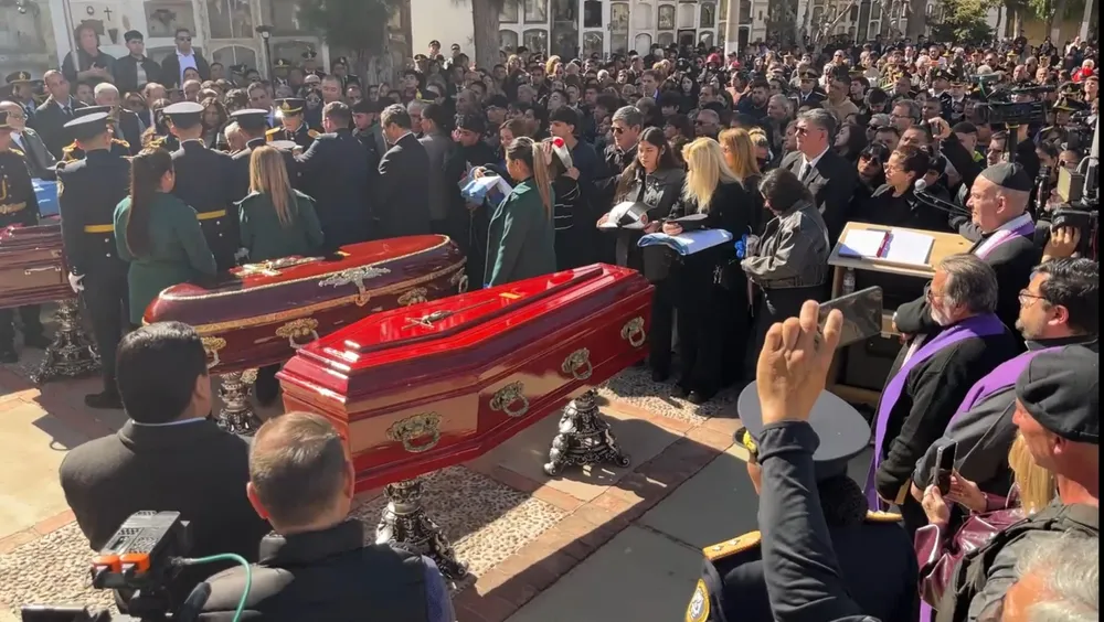 Funeral funcionarios muertos en tragedia helicóptero