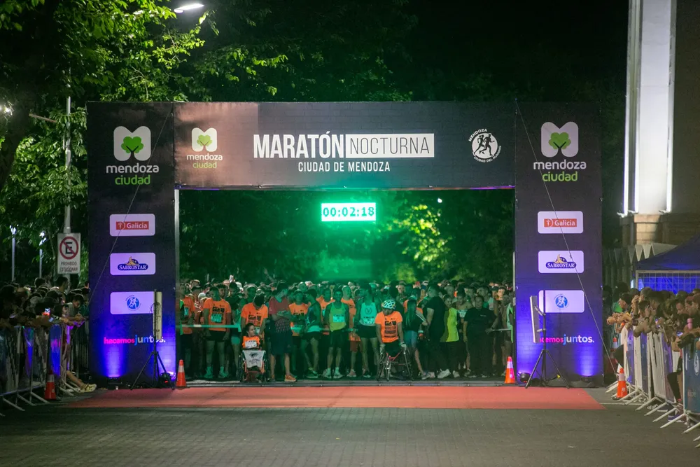Maratón Nocturna, Ciiudad de Mendoza 2025