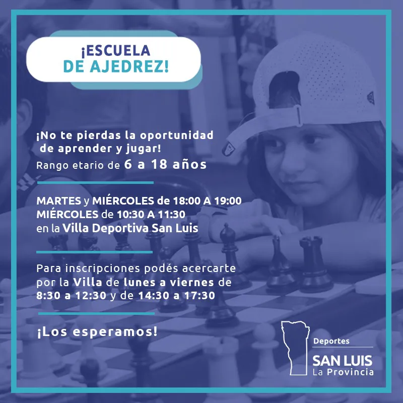 San Luis, Escuela de Ajedrez