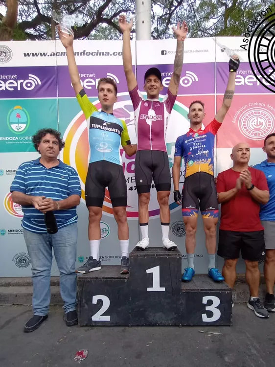 Vuelta de Mendoza, podio 2da etapa
