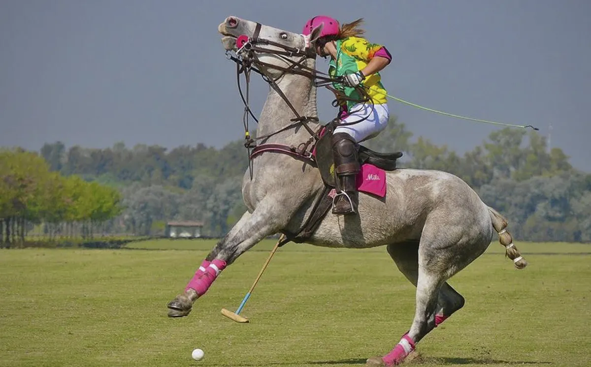 Milagros Sanchez, Concarán-San Luis, primera mujer en jugar campeonato Polo con Handicap