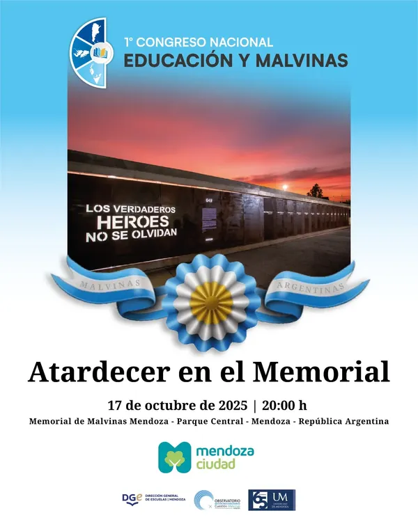 homenaje malvinas atardecer