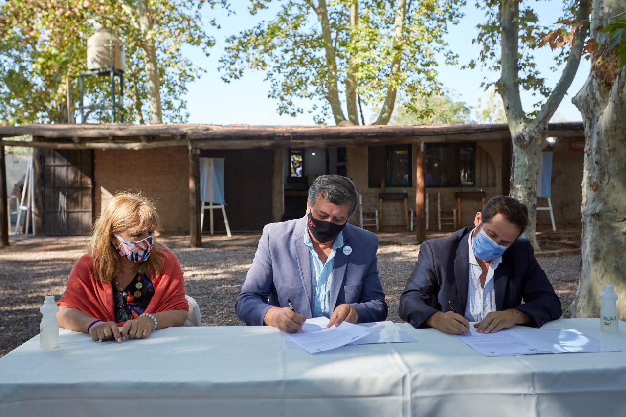 Las Heras, ratificaron convenio