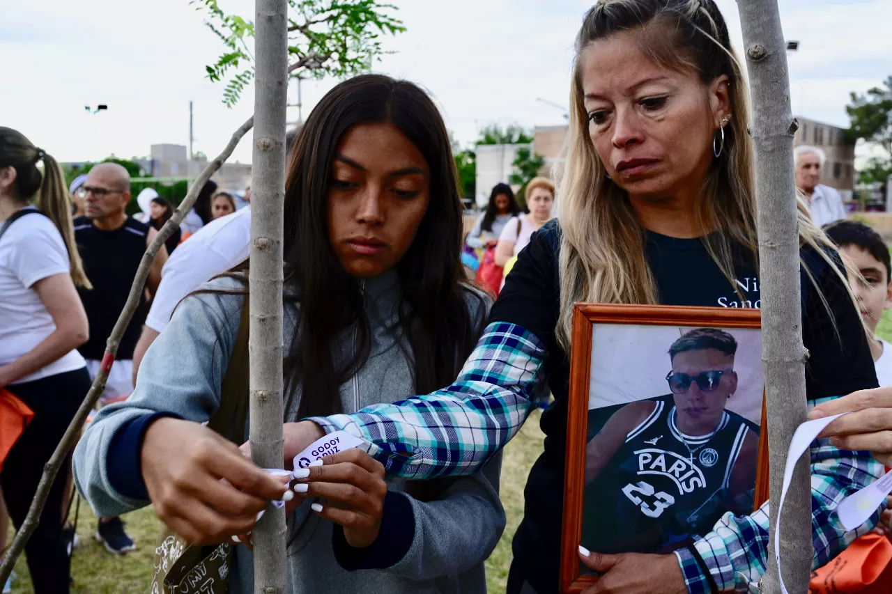 Plantación de árboles Martín Fierro por las víctimas de accidentes de tránsito 15