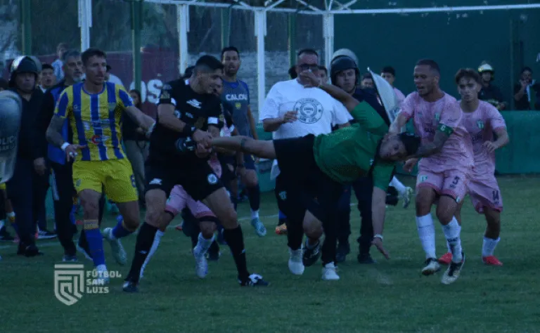 Federal A, Estudiantes-Juventud Unida, clásico suspendido