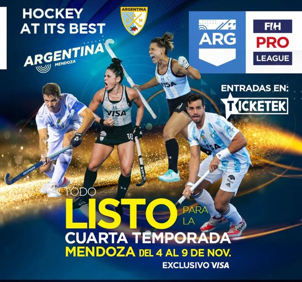 Hockey sobre cesped, Pro League, Godoy Cruz,Mendoza